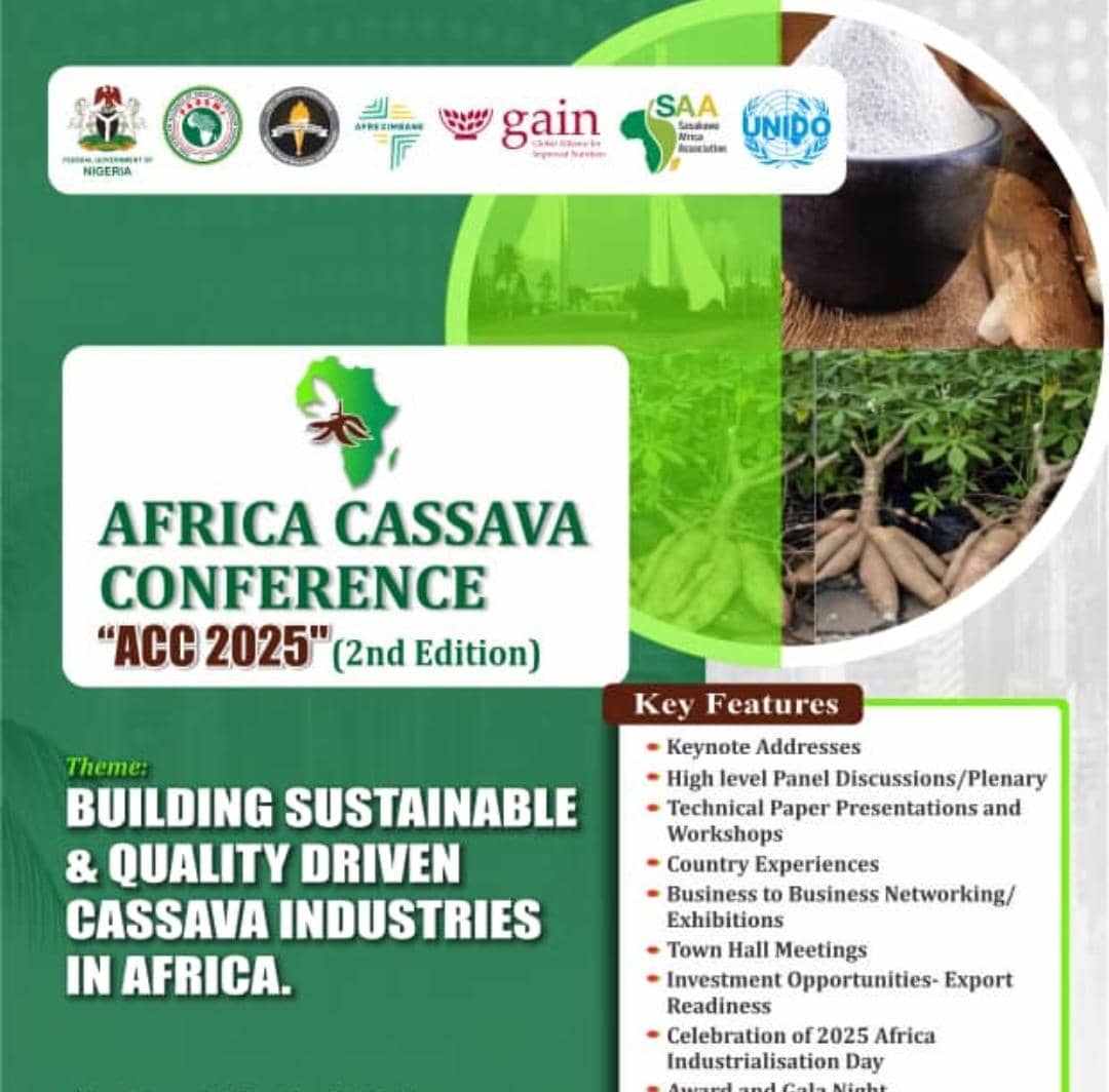 AFRICA CASSAVA CONFERENCE	 “ACC 2025"(2nd	Edition)